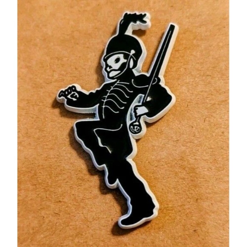 My Chemical Romance Black Parade Skeleton Marching Band Enamel Pin Badge New